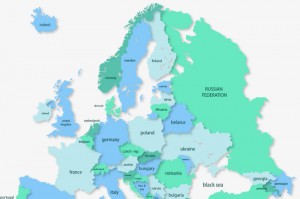 欧洲地图中文版全图，中世纪欧洲地图中文版全图